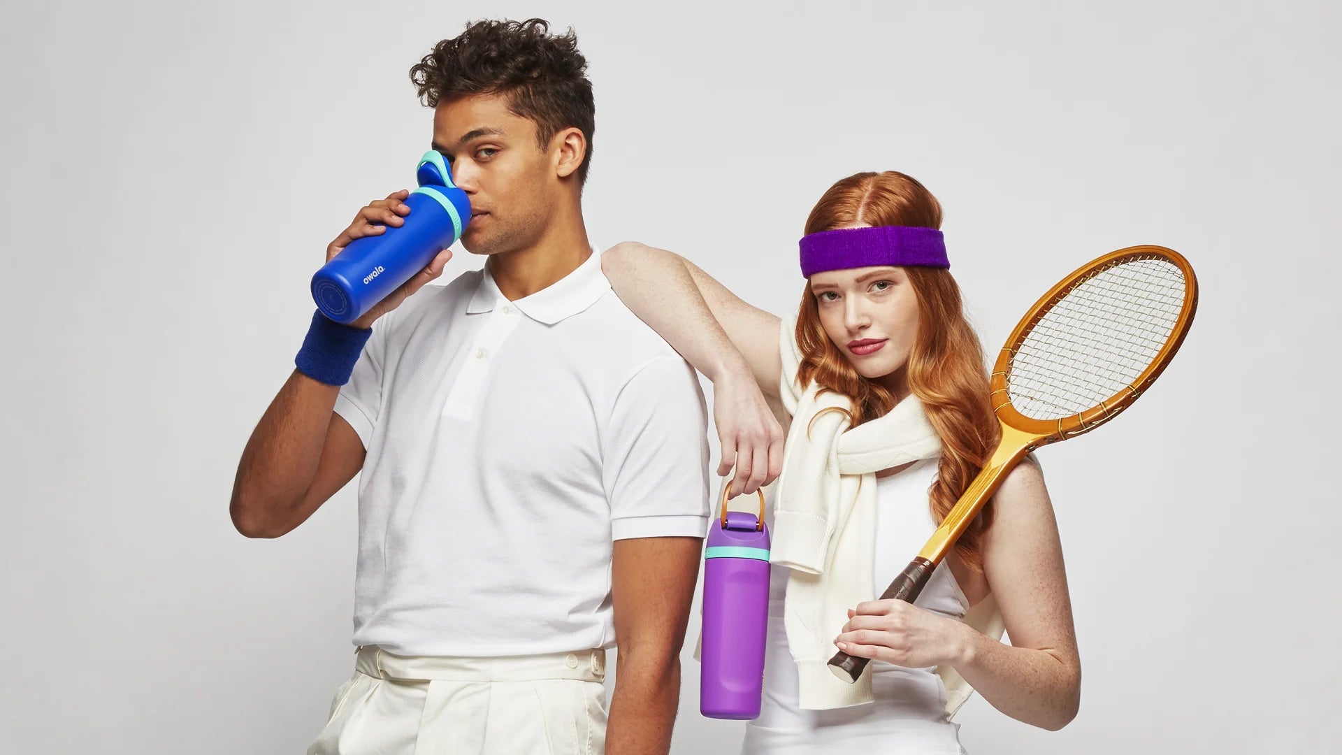 Freesip Water Bottle Stainless Steel 24Oz, Black