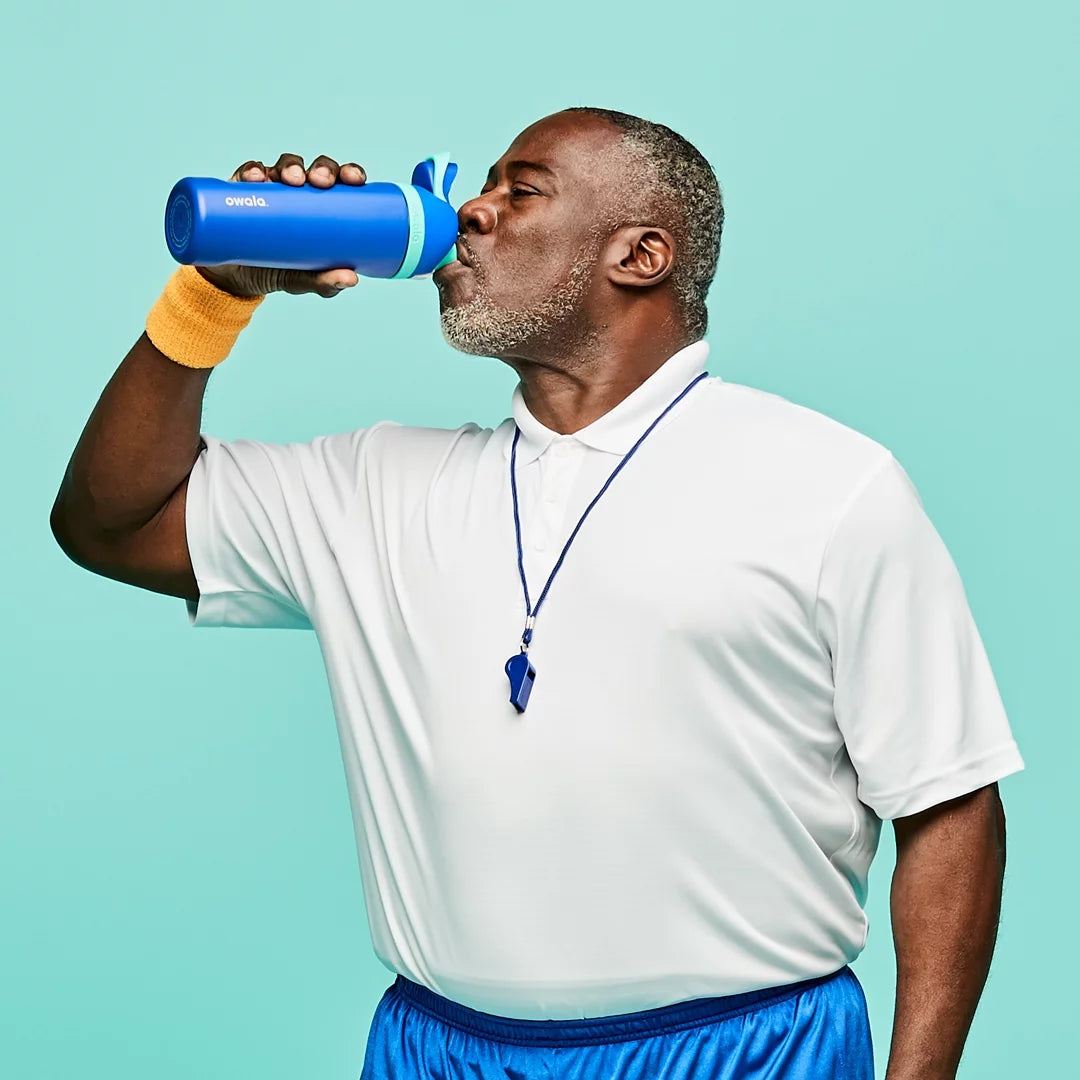 Freesip Water Bottle Stainless Steel 24Oz, Black